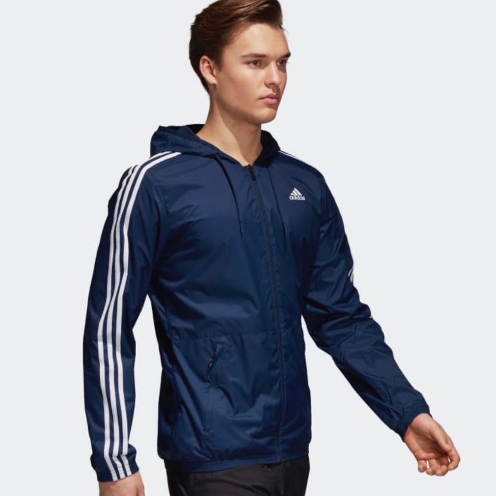 MEN'S TRAINING ESSENTIALS 3-STRIPES WIND JACKET